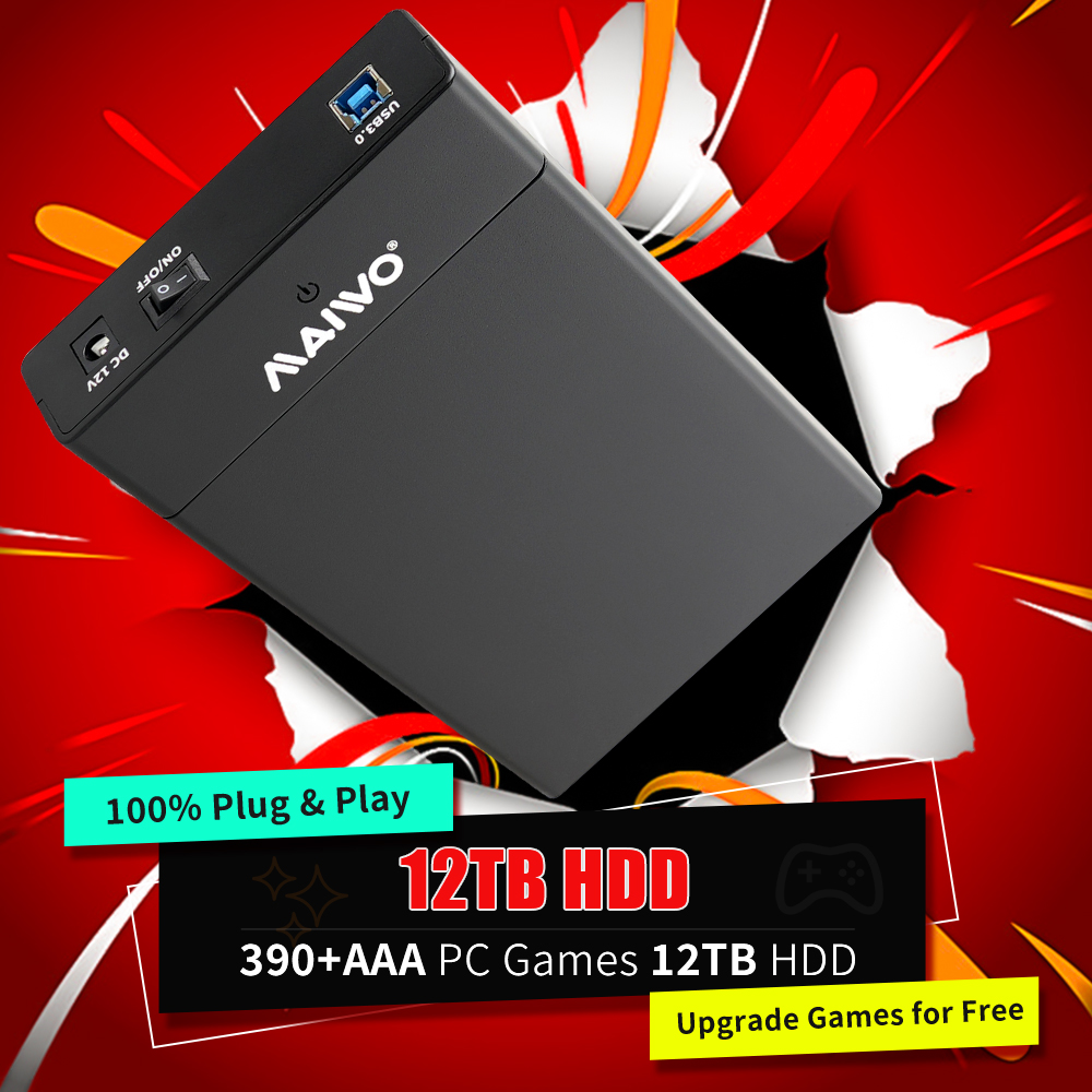 Pc Gaming Portable - Playnite System Portable 12TB Gaming HDD