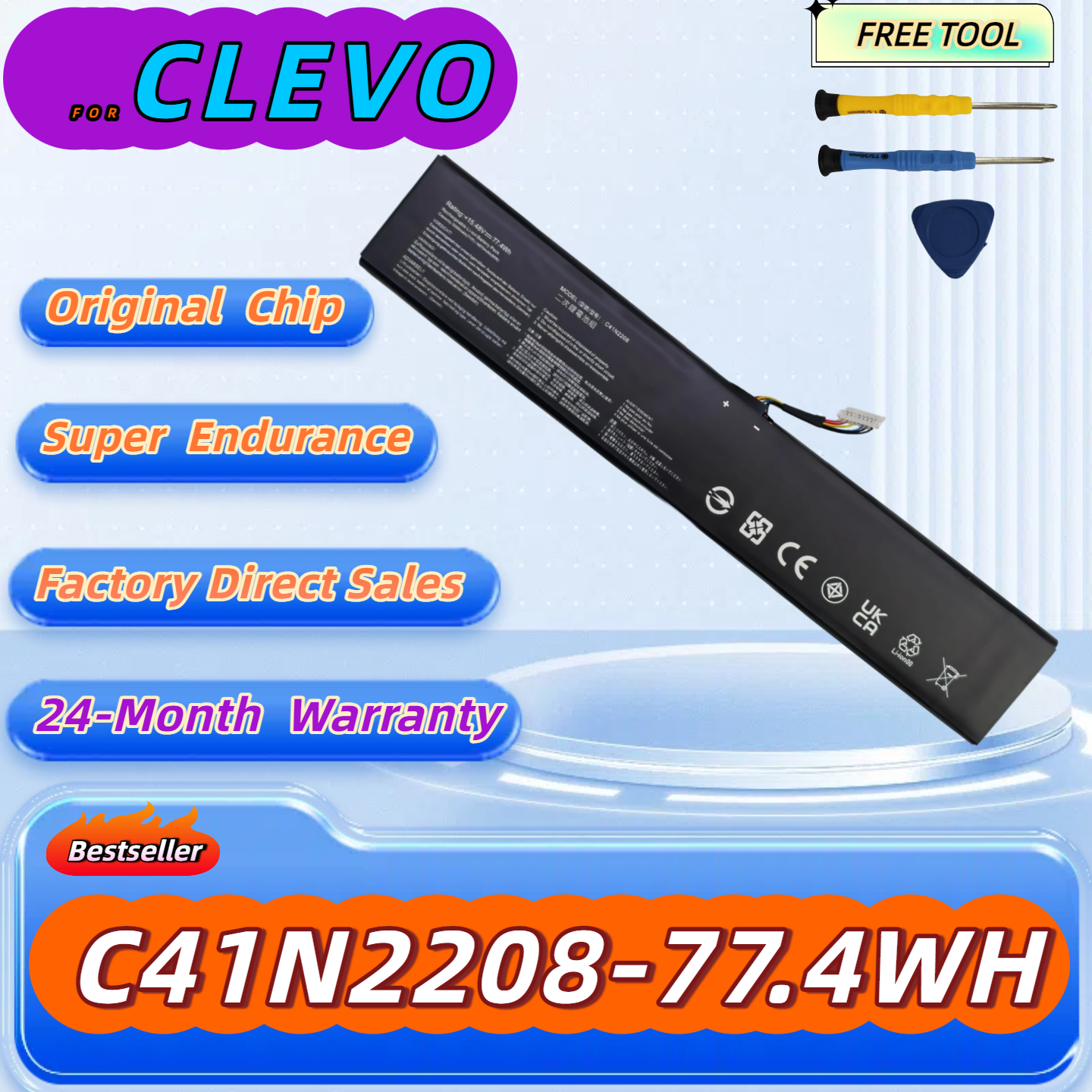 Pc Gaming Asus - C41N2208 Laptop Battery For ASUS ROG