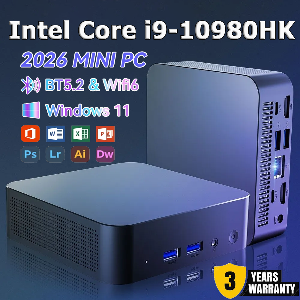 Pc Gaming Compact - 2026 Intel Core i9 10980HK Portable