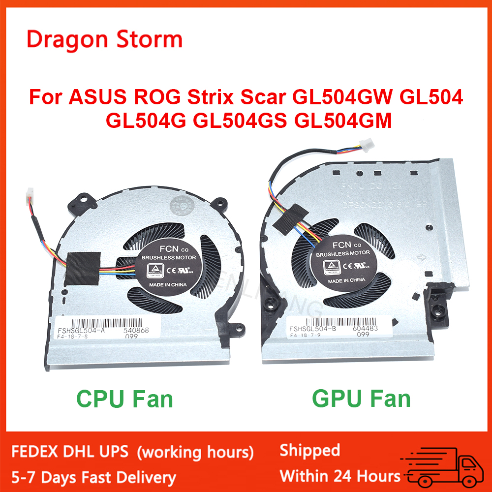 Pc Gaming Asus Rog - New Laptop CPU GPU Fan For