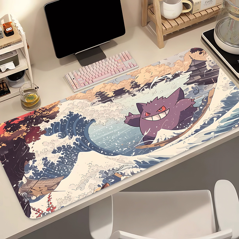Pc Gaming Aesthetic - Anime Mouse Pad 90x40cm Pokemon Gengar