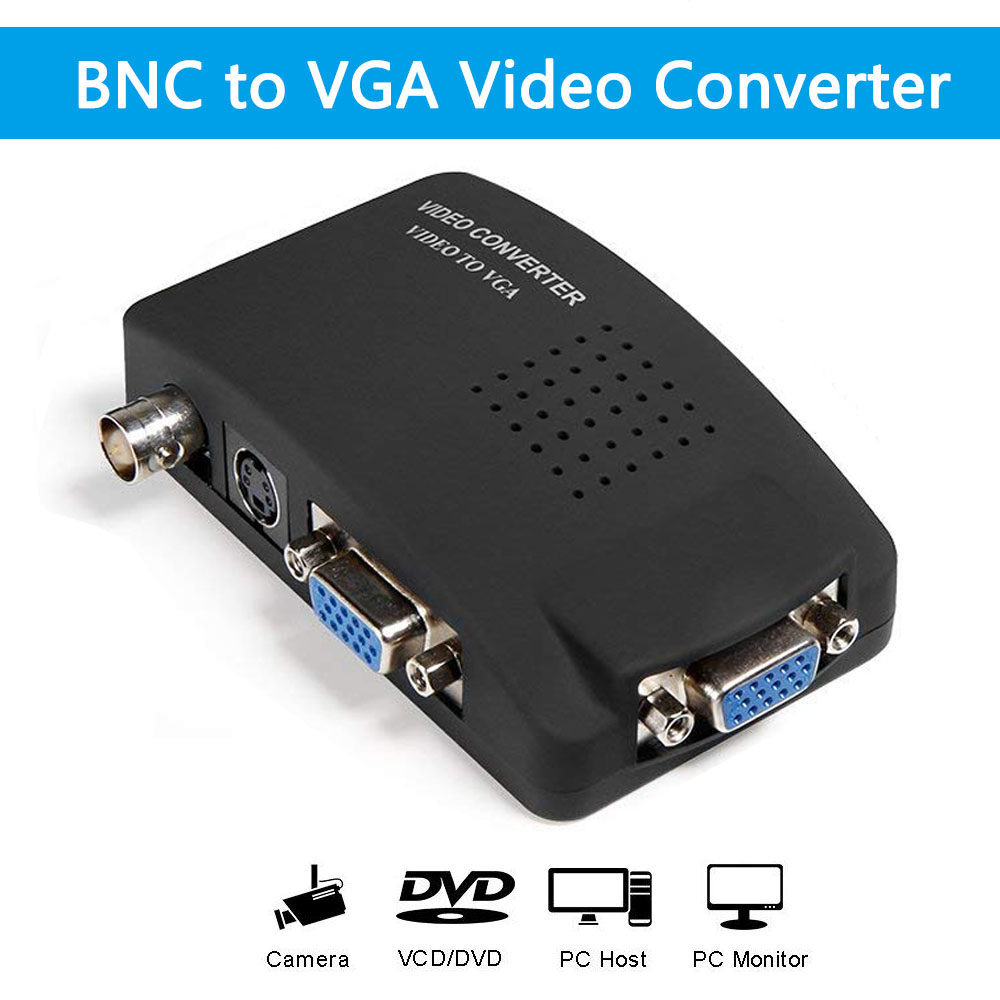Pc Gaming Vr - BNC to VGA Video Converter AV