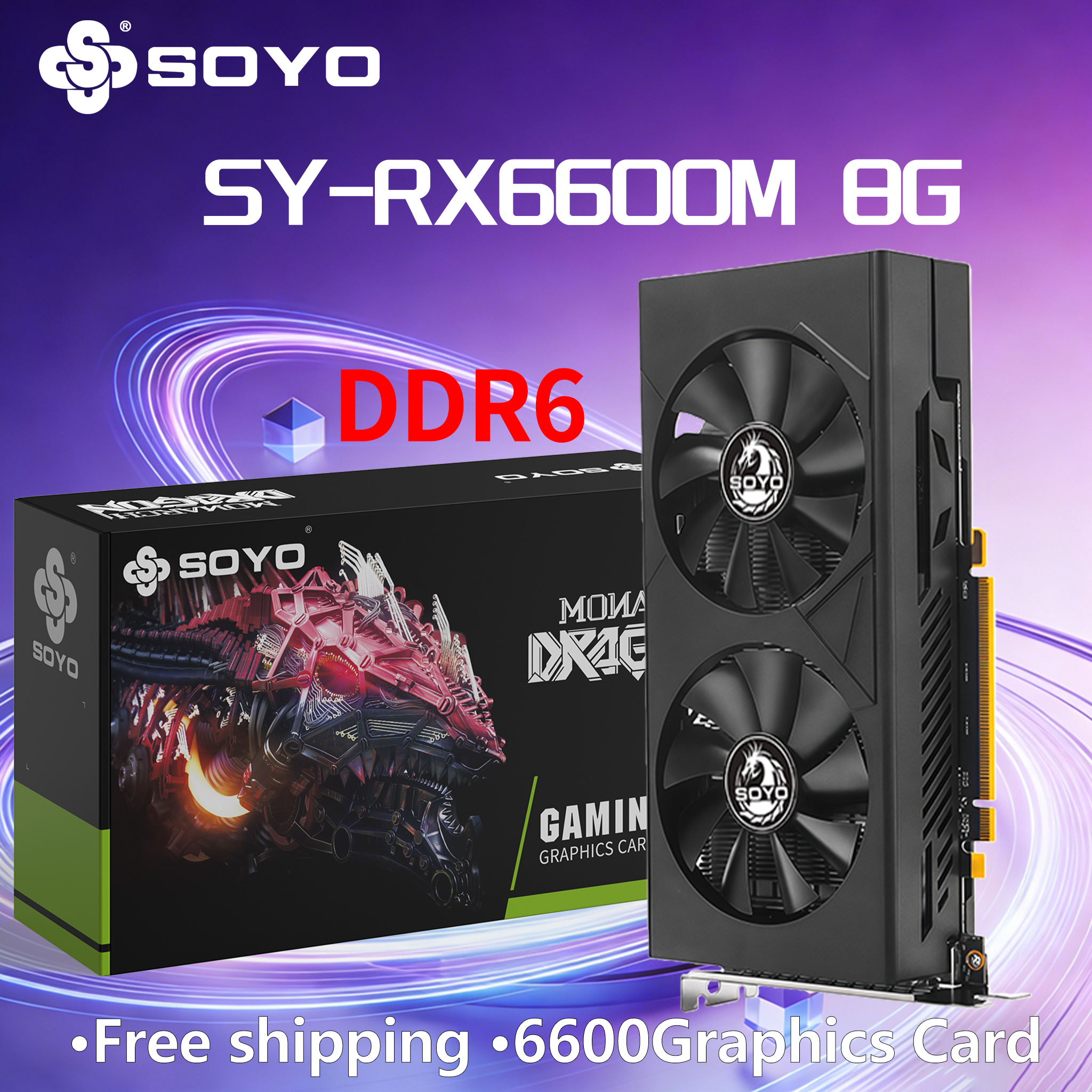 Graphics Card SOYO AMD RX 6600 – Pc Gaming Vr Bewertung und Preis