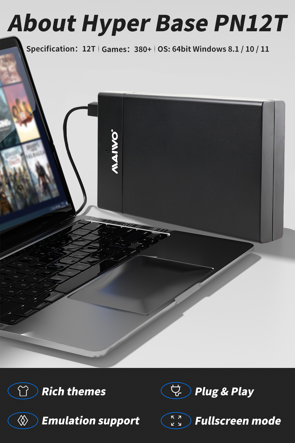 Playnite System Portable 12TB  – Pc Gaming Portable Bewertung und Preis