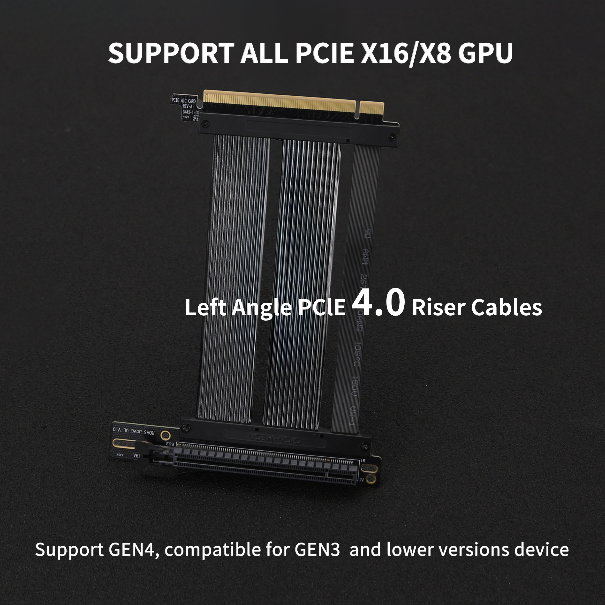 Left Angle PClE 4.0 Riser  cab – Gpu Vertical Mount Bewertung und Preis