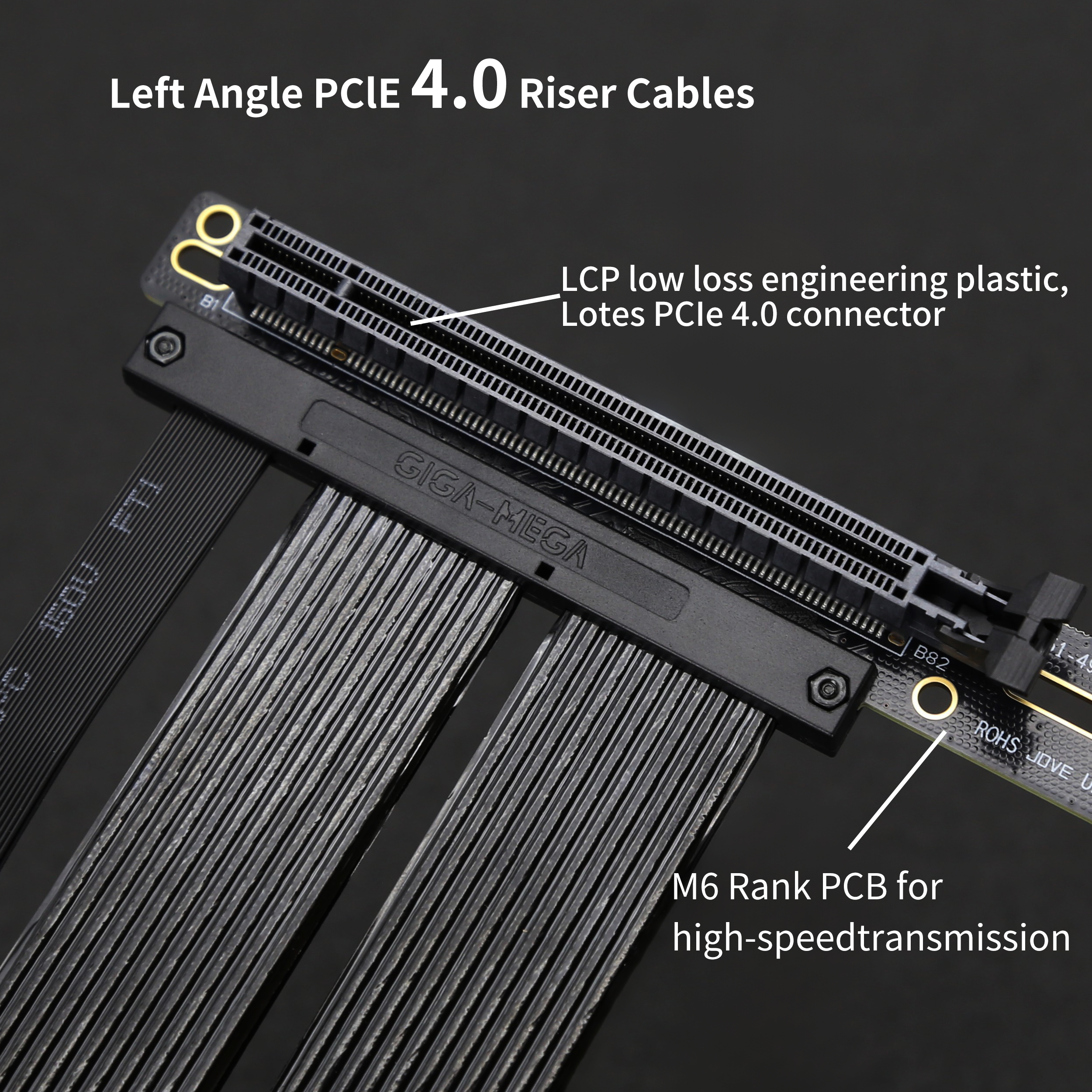 Left Angle PClE 4.0 Riser  cab – Gpu Vertical Mount Bewertung und Preis