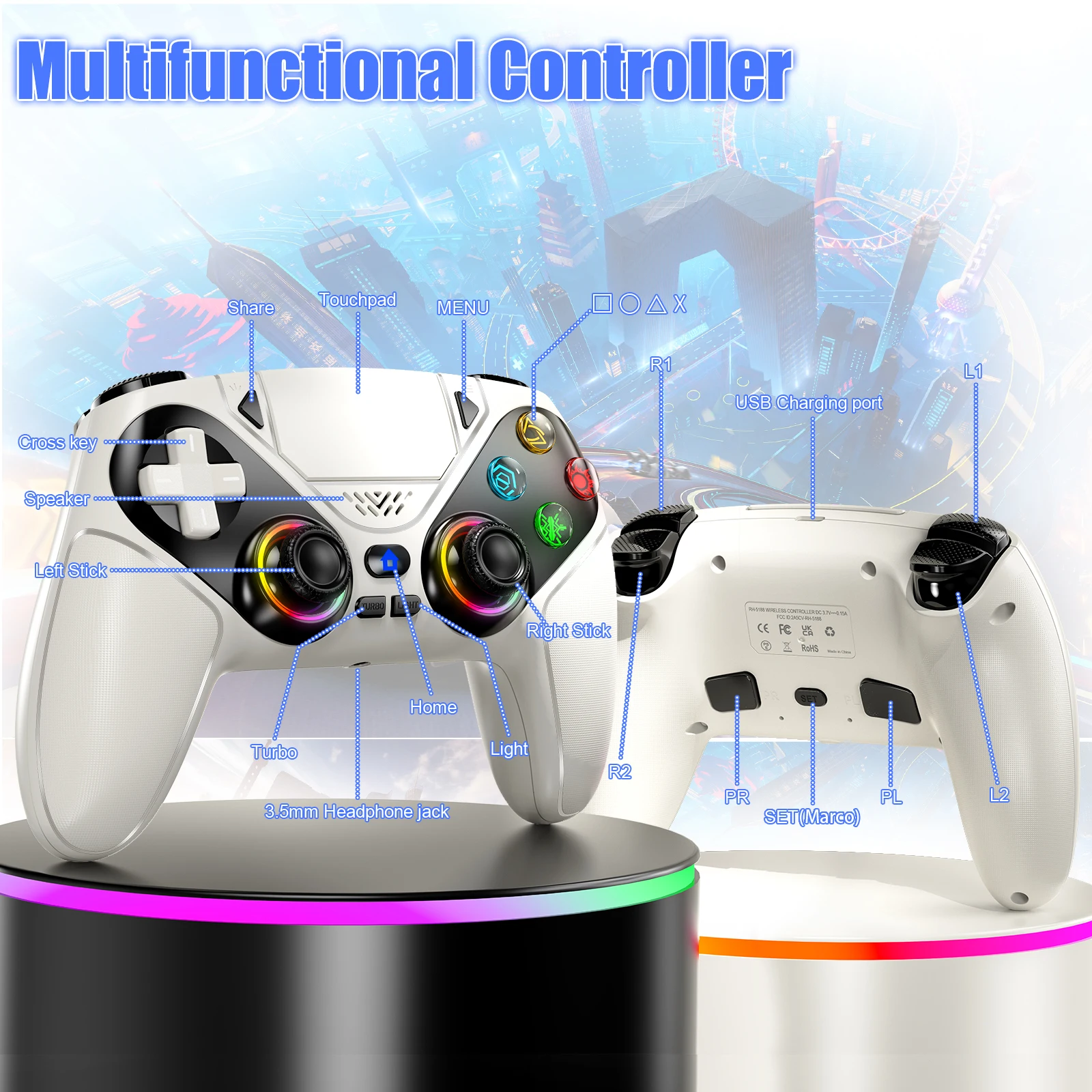 Wireless Controller Gamepad Fo – Pc Gaming Portable Bewertung und Preis
