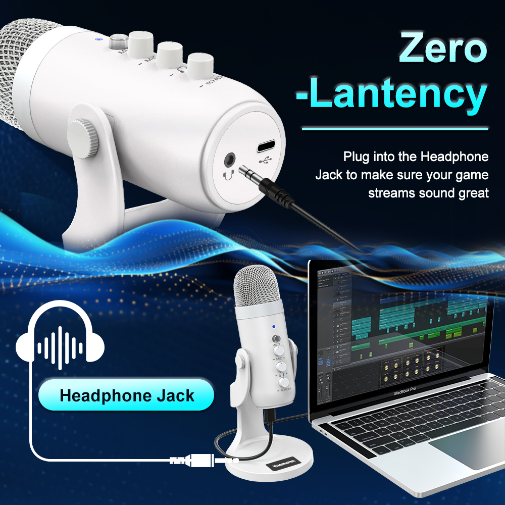Professional White USB Condens – Pc Gaming Youtuber Bewertung und Preis