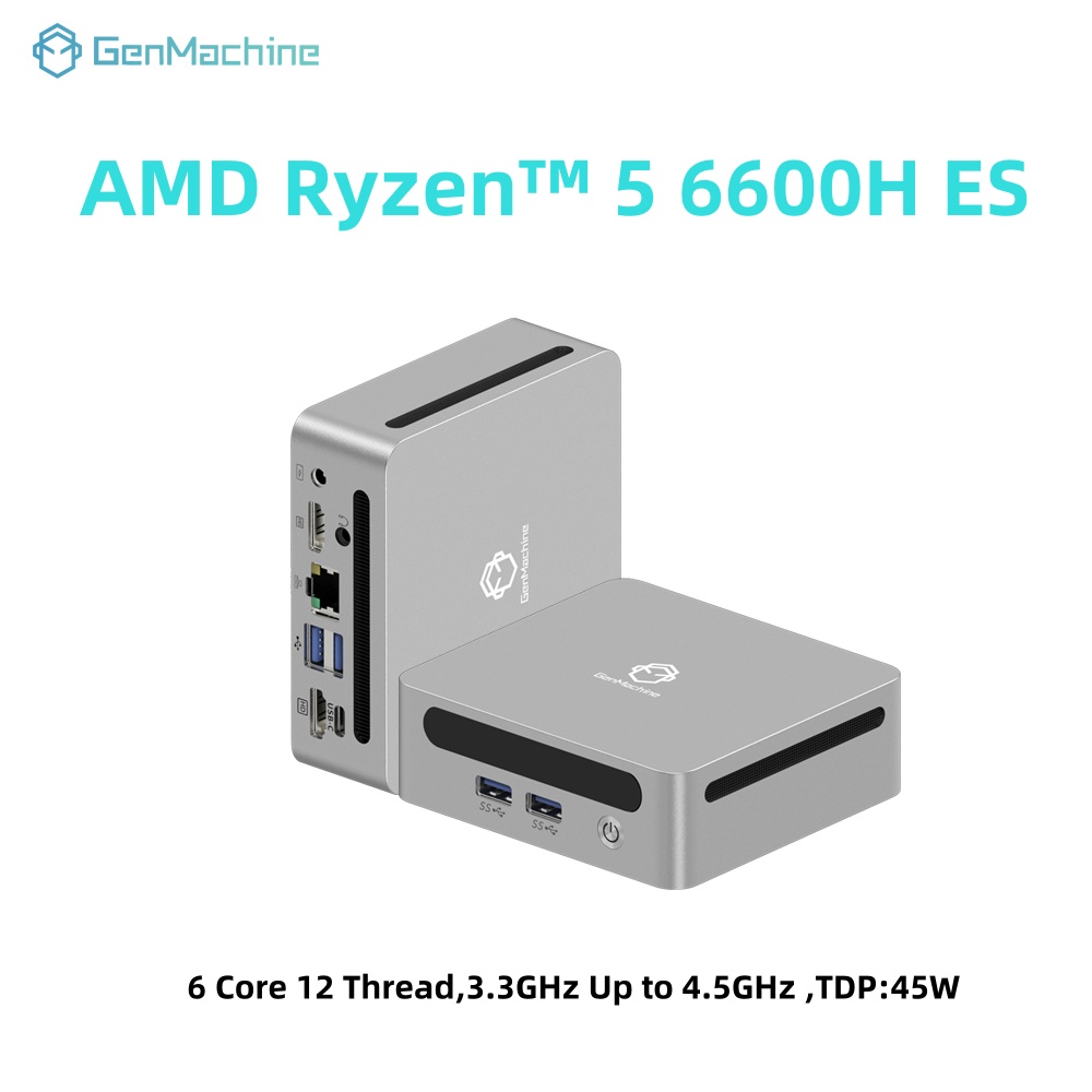 GenMachine AMD Ryzen 5 6600H E – Pc Gaming Compact Bewertung und Preis