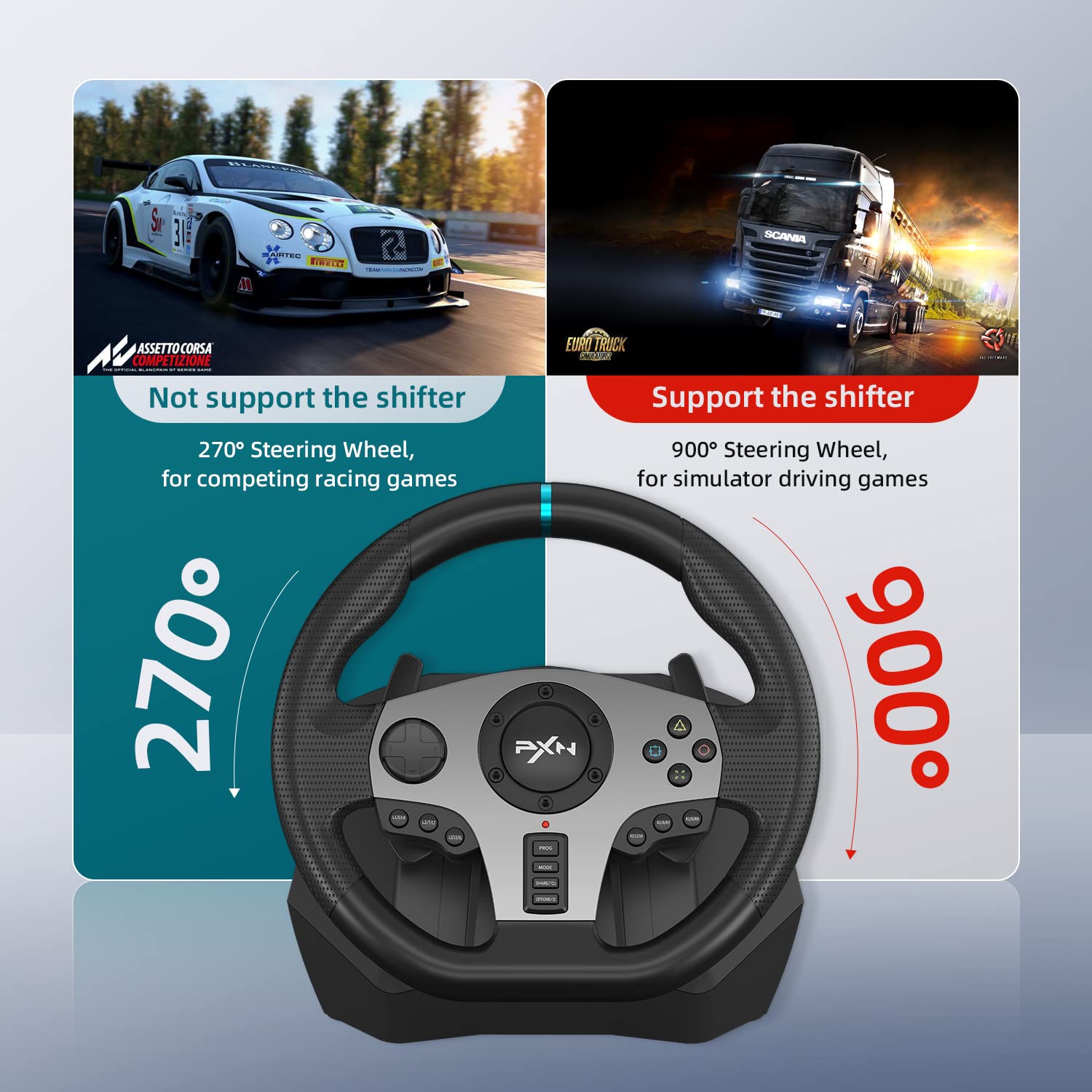 PXN V9 Volante PC Steering Whe – Pc Gaming Xgear Bewertung und Preis