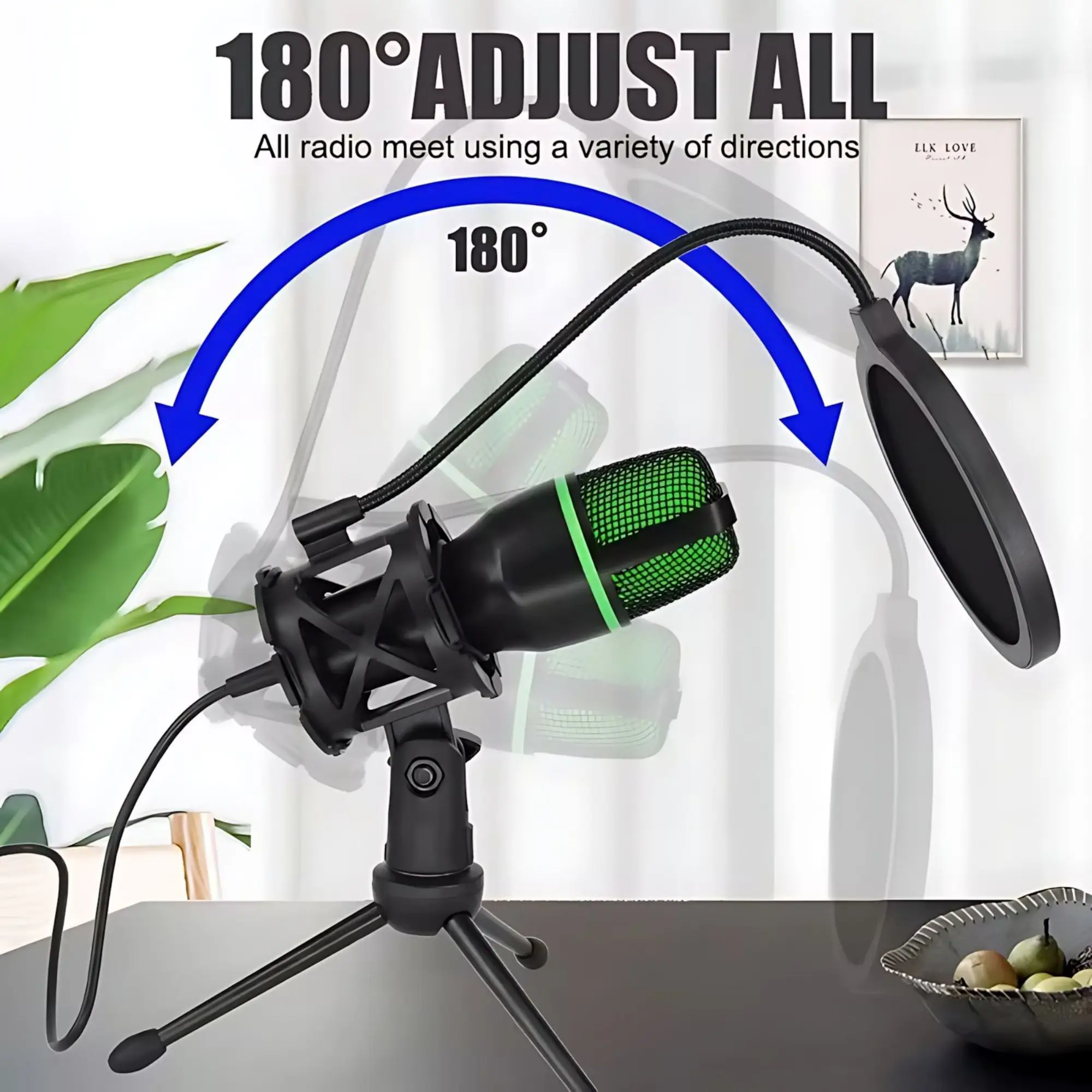 Professional USB Condenser Mic – Pc Gaming Youtuber Bewertung und Preis