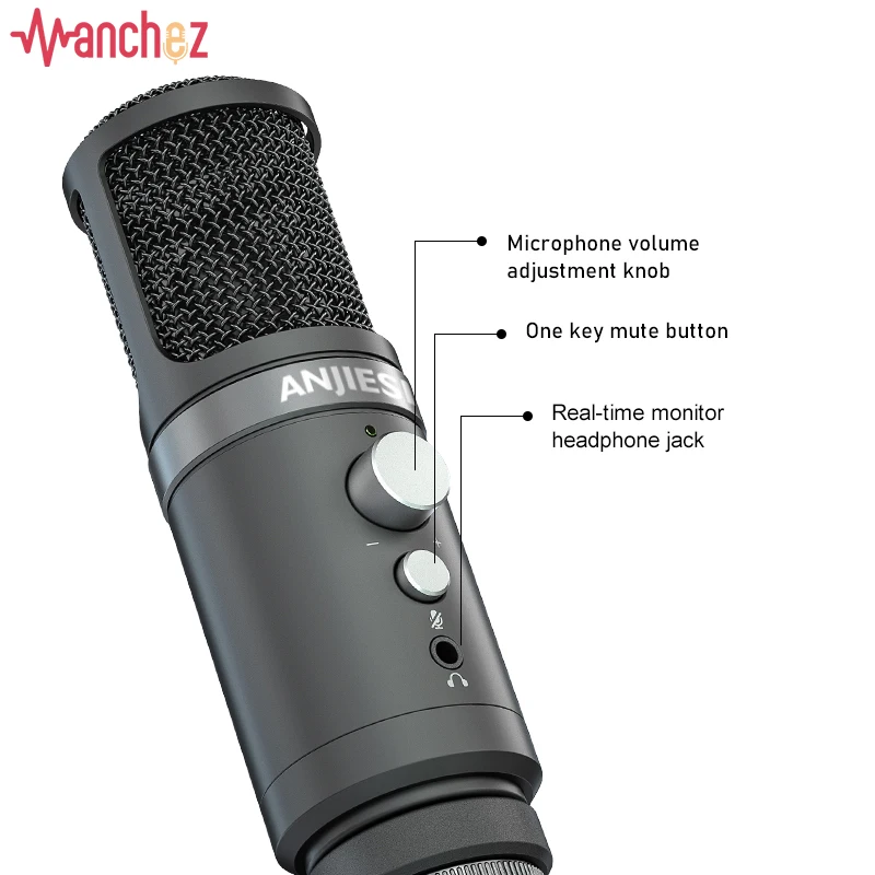 USB Condenser Microphone Profe – Pc Gaming Youtuber Bewertung und Preis