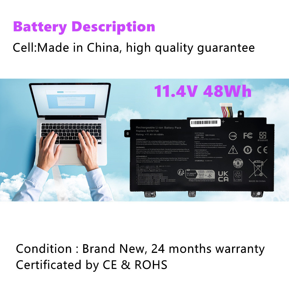 B31BnEH Laptop battery For Asu – Pc Gaming Asus Bewertung und Preis