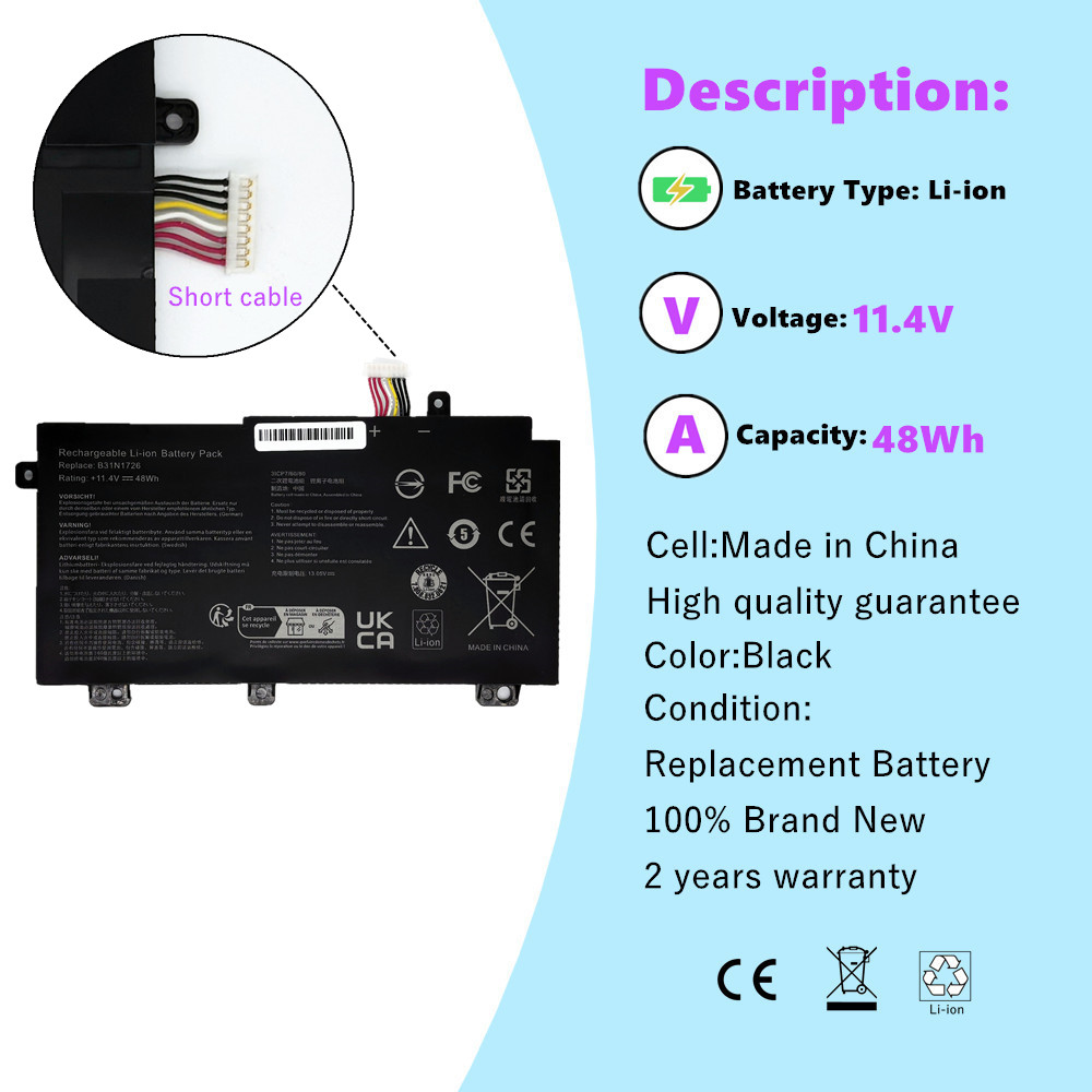 B31BnEH Laptop battery For Asu – Pc Gaming Asus Bewertung und Preis