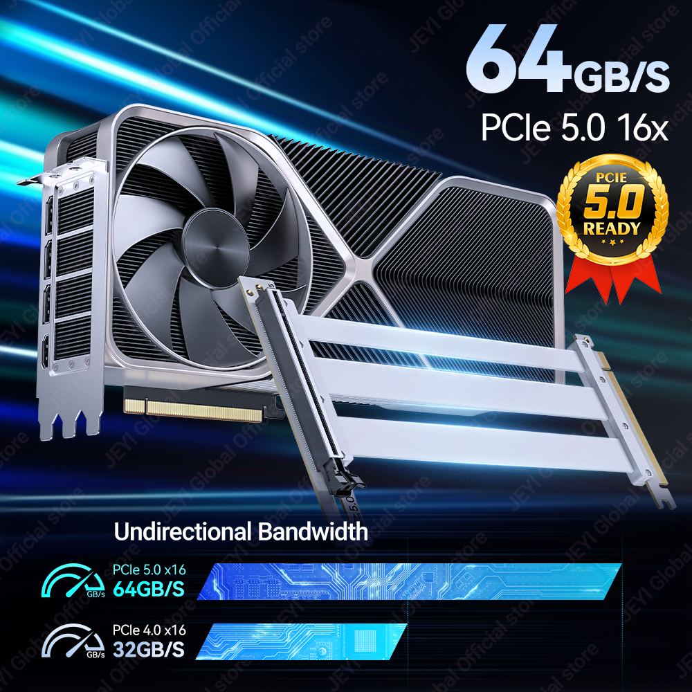 JEYI PCIe 5.0 X16 Riser Cable  – Gpu Vertical Mount Bewertung und Preis