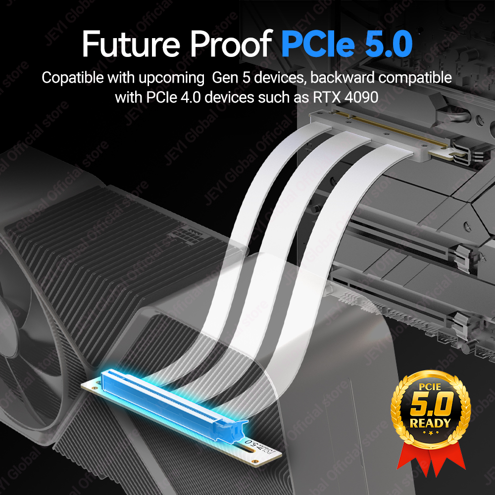 JEYI PCIe 5.0 X16 Riser Cable  – Gpu Vertical Mount Bewertung und Preis