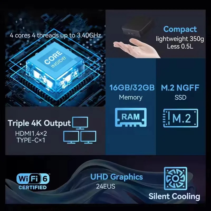 New Intel Core N150 Windows 11 – Pc Gaming Compact Bewertung und Preis