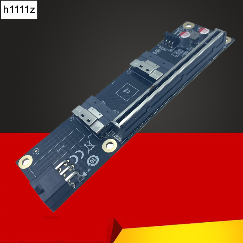NEW 2 Port SlimSAS 8i x2 to PC – Gpu Vertical Mount Bewertung und Preis