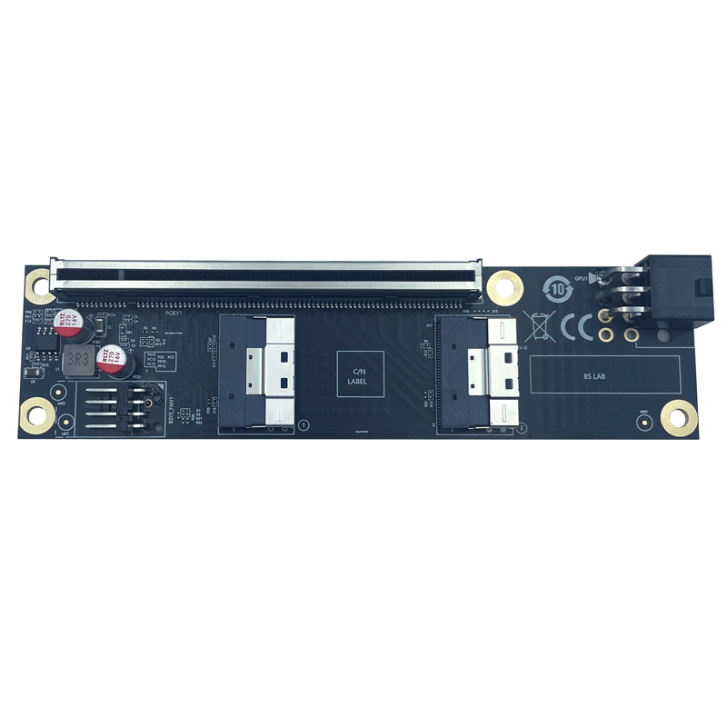 NEW 2 Port SlimSAS 8i x2 to PC – Gpu Vertical Mount Bewertung und Preis