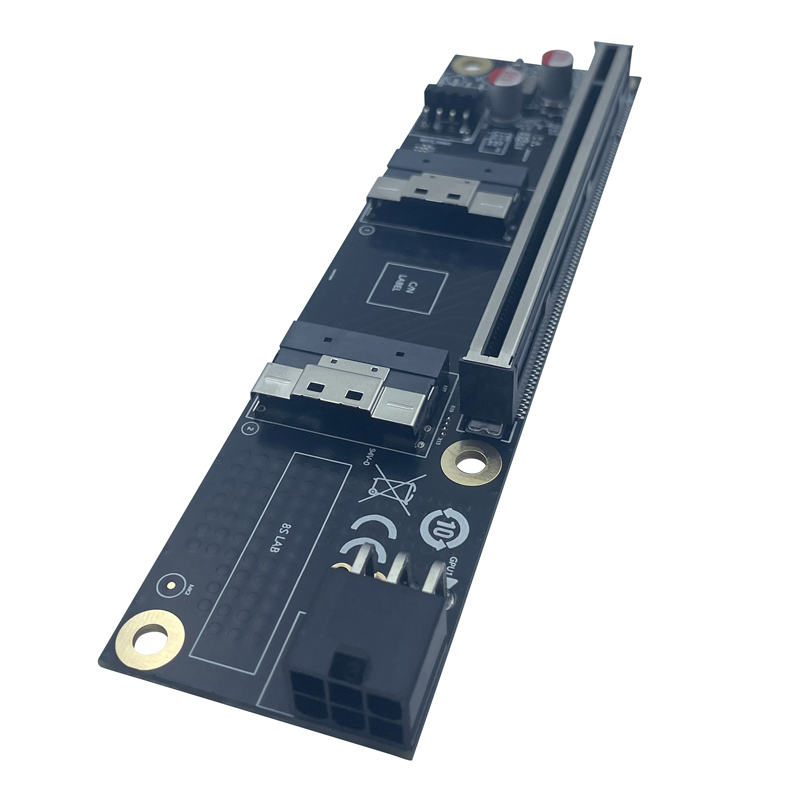 NEW 2 Port SlimSAS 8i x2 to PC – Gpu Vertical Mount Bewertung und Preis