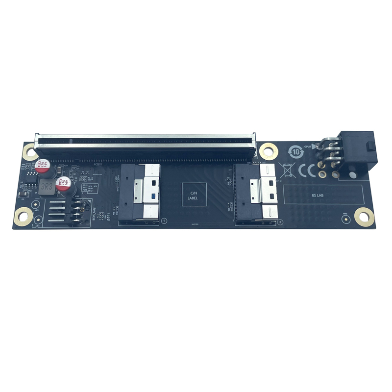 NEW 2 Port SlimSAS 8i x2 to PC – Gpu Vertical Mount Bewertung und Preis