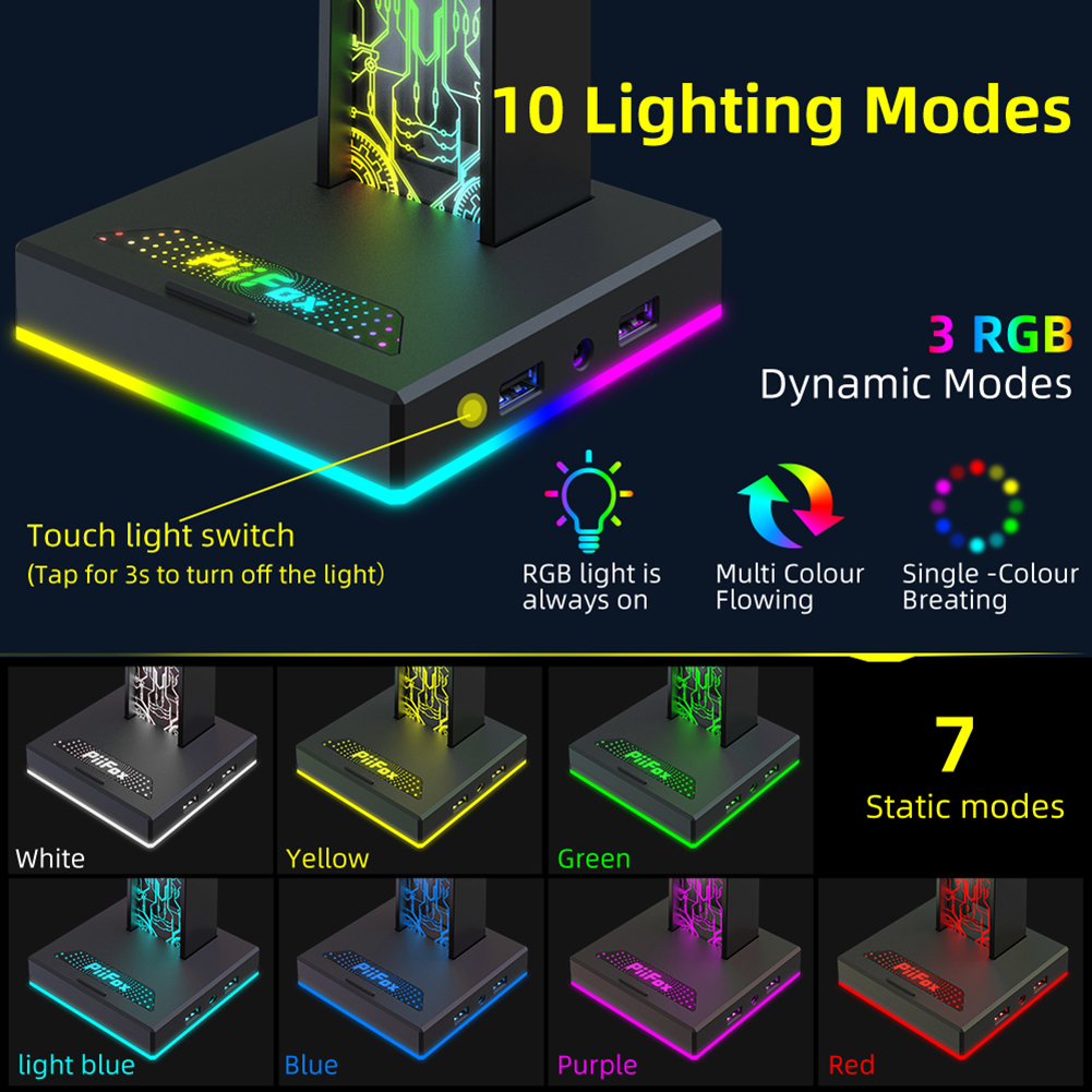 RGB Gaming Headphone Stand Dua – Pc Gaming Aesthetic Bewertung und Preis