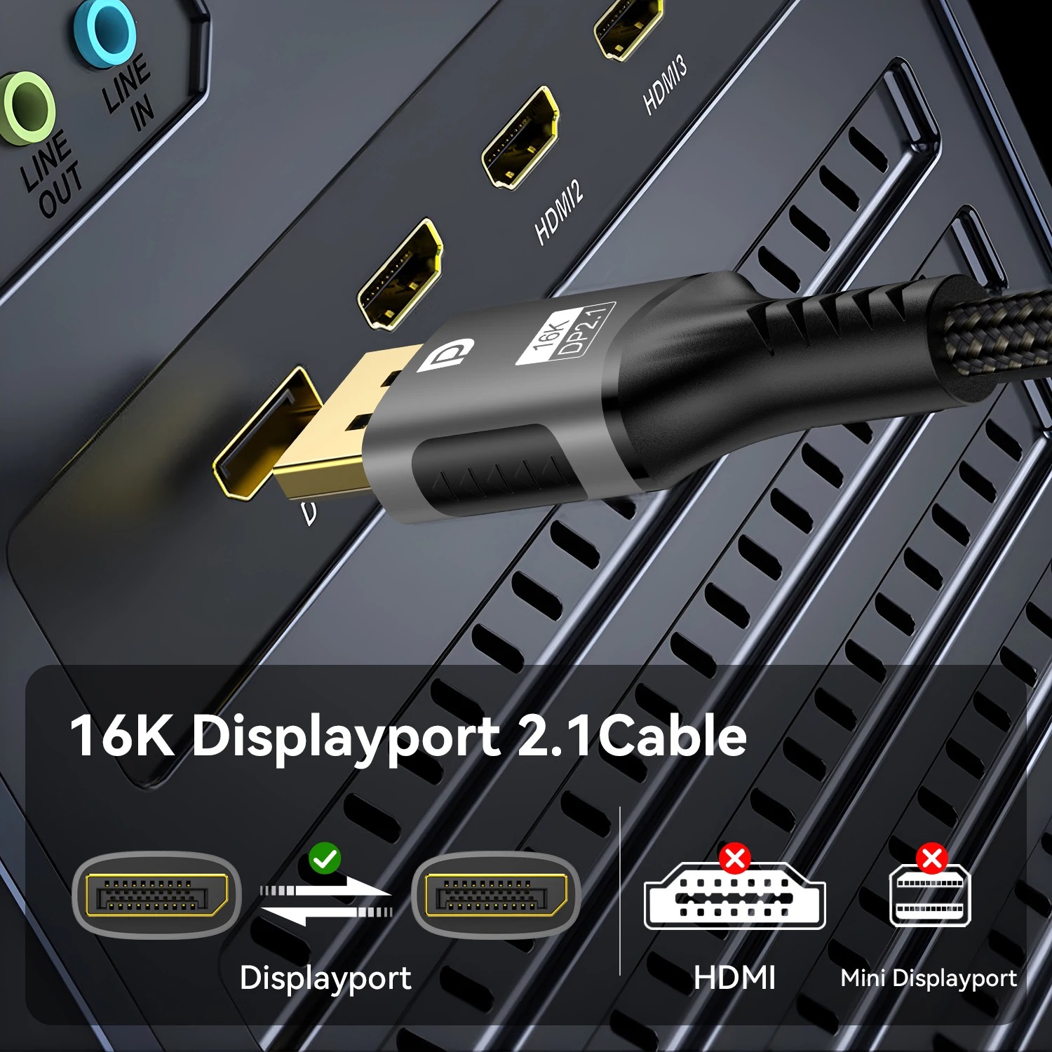 16K DP 2.1 8K@120Hz 4K@240Hz 8 – Pc Gaming Compact Bewertung und Preis